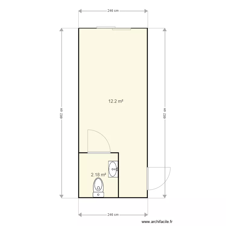 JACQUES CHAVANT. Plan de 