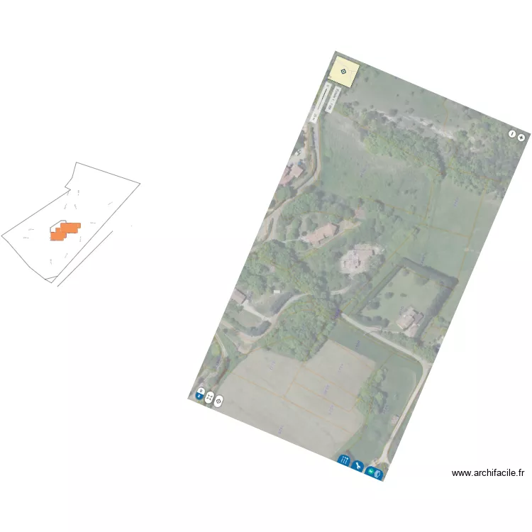 Vaunaveys Plan de masse. Plan de 