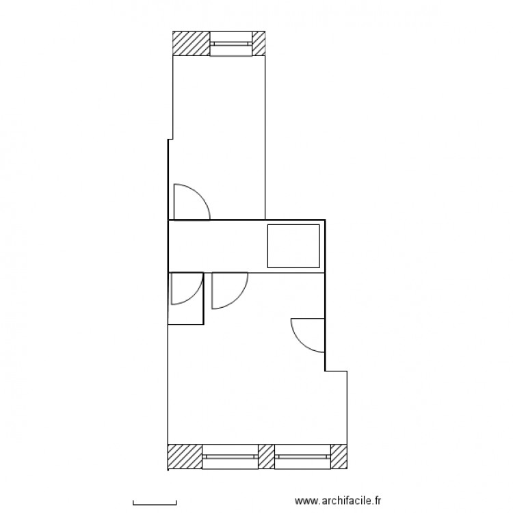 Projet - 1er étage. Plan de 0 pièce et 0 m2