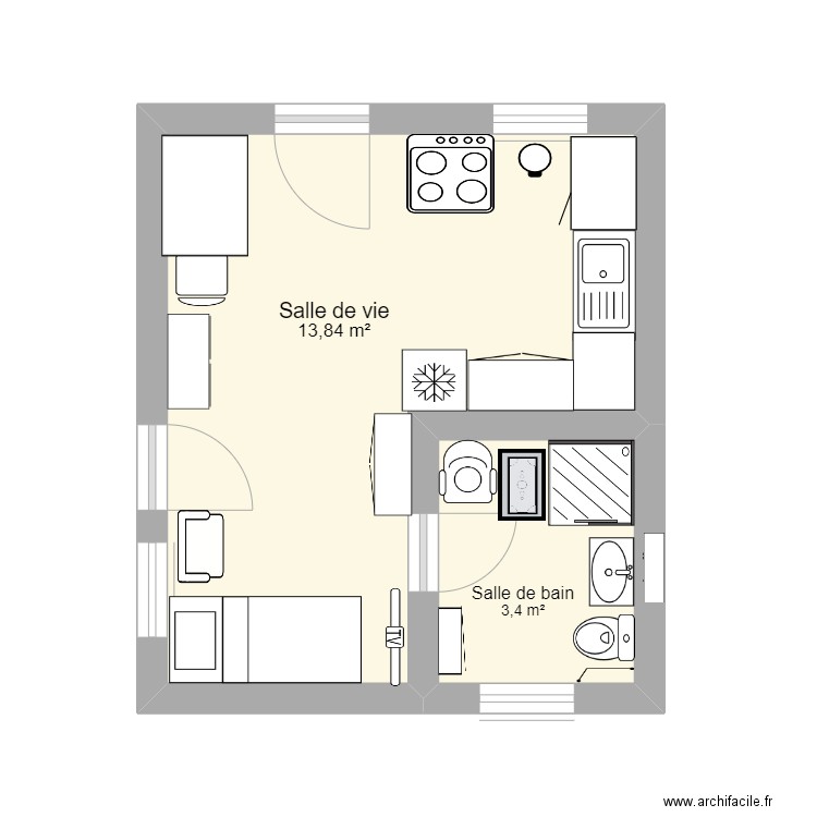 Plan de la maison Avant. Plan de 0 pièce et 0 m2