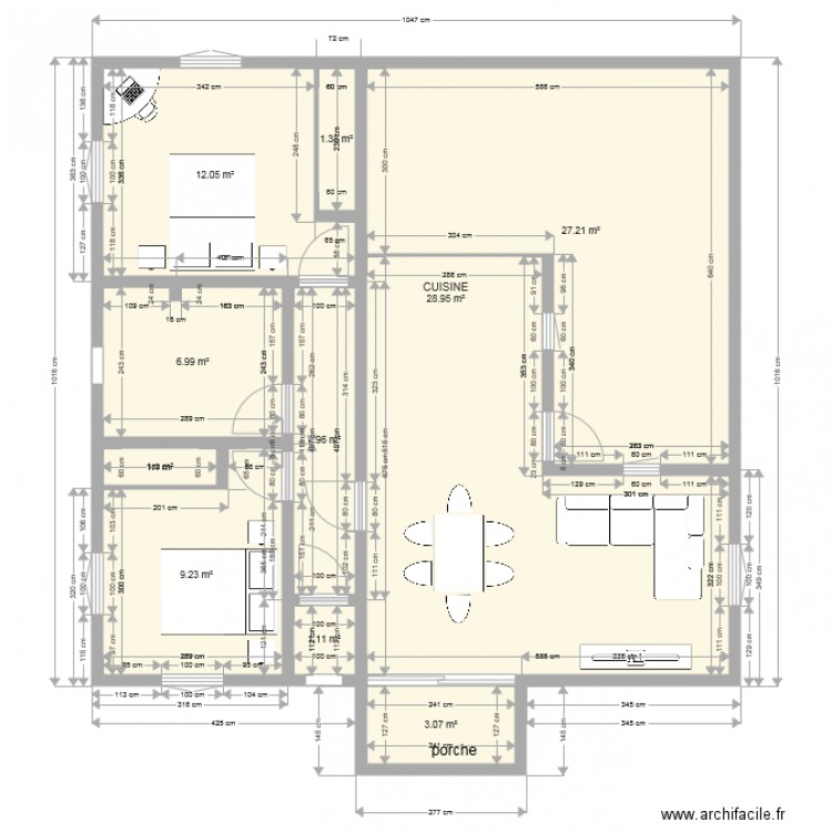 m19. Plan de 0 pièce et 0 m2