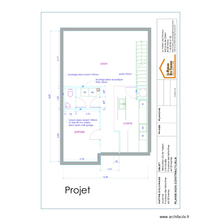 JOUANIC . Plan de 0 pièce et 0 m2