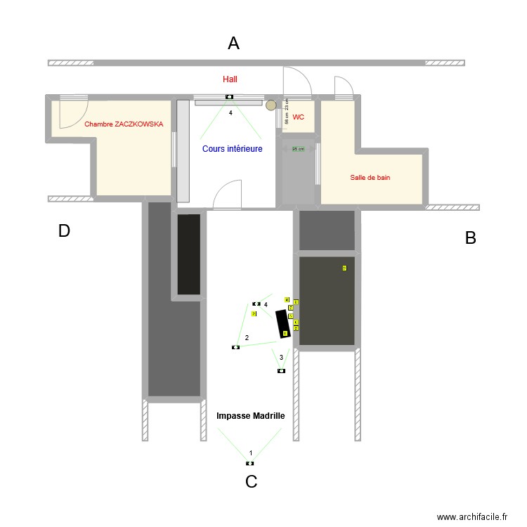 Midi 29 (impasse Madrille). Plan de 0 pièce et 0 m2