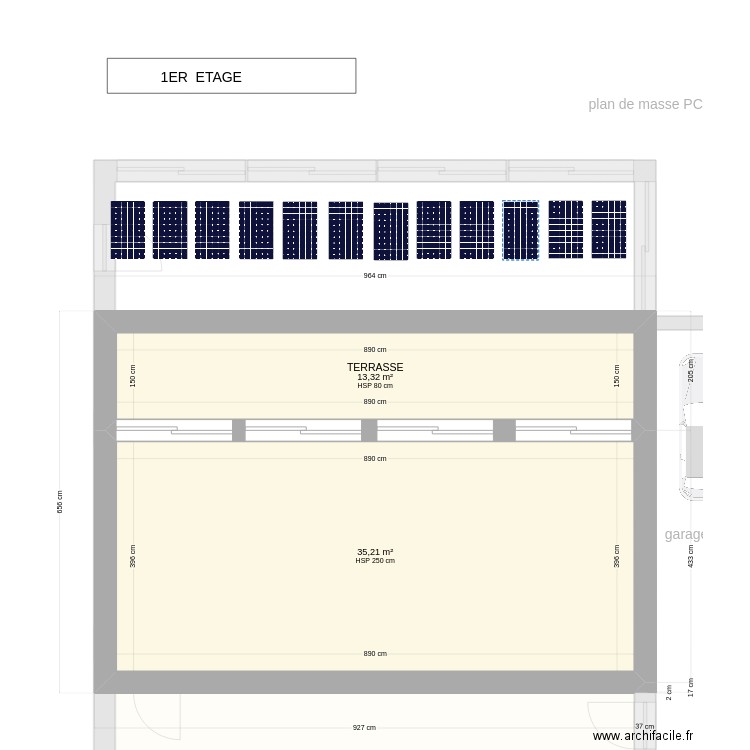 MAISON1. Plan de 7 pièces et 146 m2