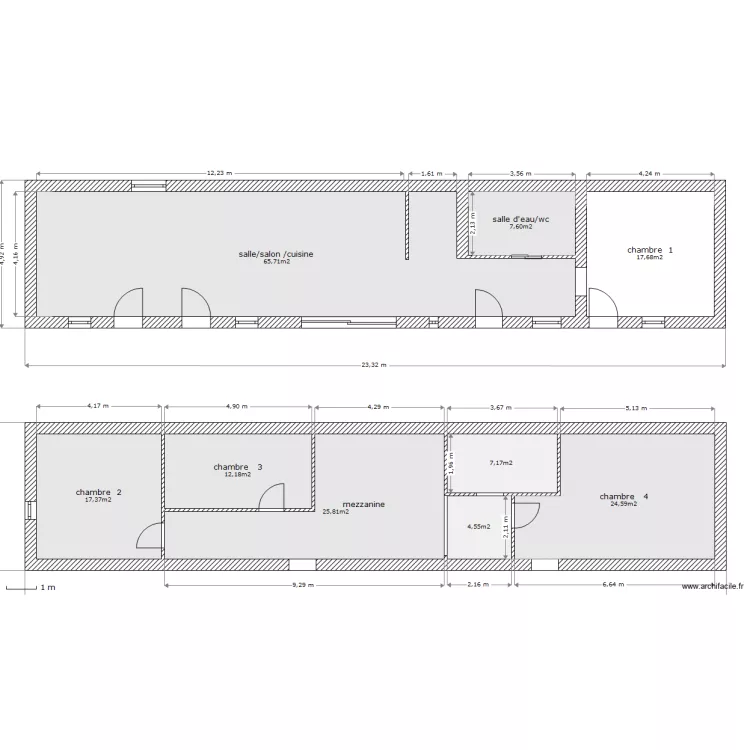 gite 8 pers. Plan de 