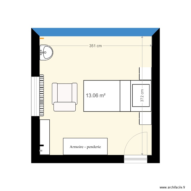 balusseau initial. Plan de 0 pièce et 0 m2