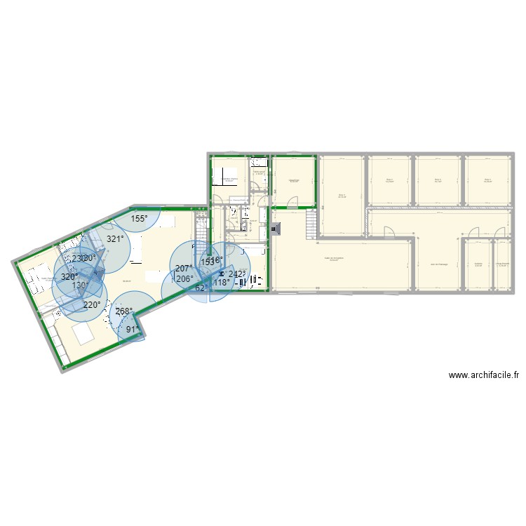 Bas Jarret Vougy 7. Plan de 26 pièces et 398 m2