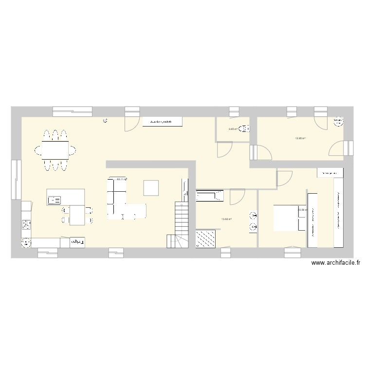 Maison Le Terray Brissarthe. Plan de 0 pièce et 0 m2
