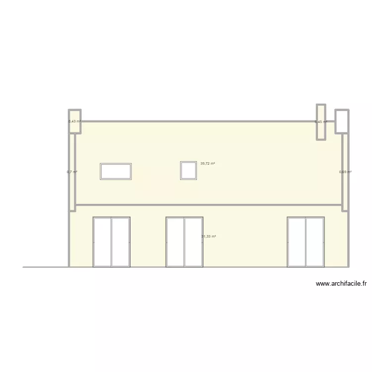 Facade_Nord_12juil22. Plan de 