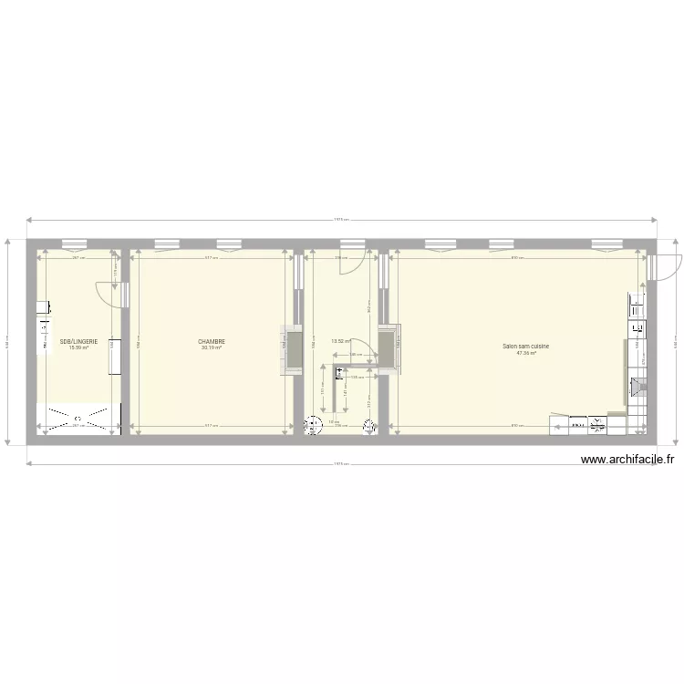 rdc vide. Plan de rdc vide. Plan de