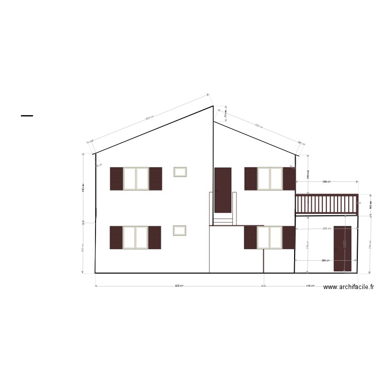 facade 2. Plan de 0 pièce et 0 m2