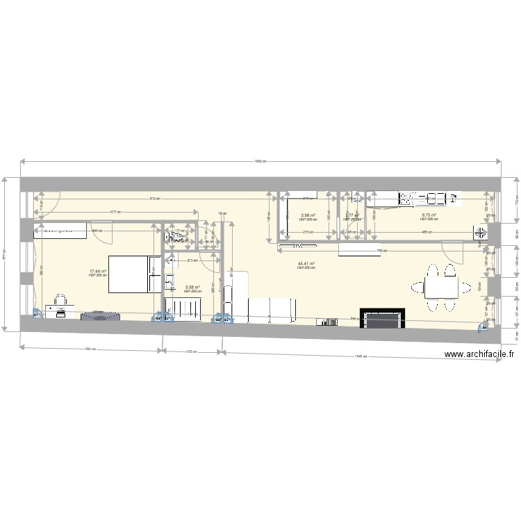 COMMARET projet. Plan de 0 pièce et 0 m2