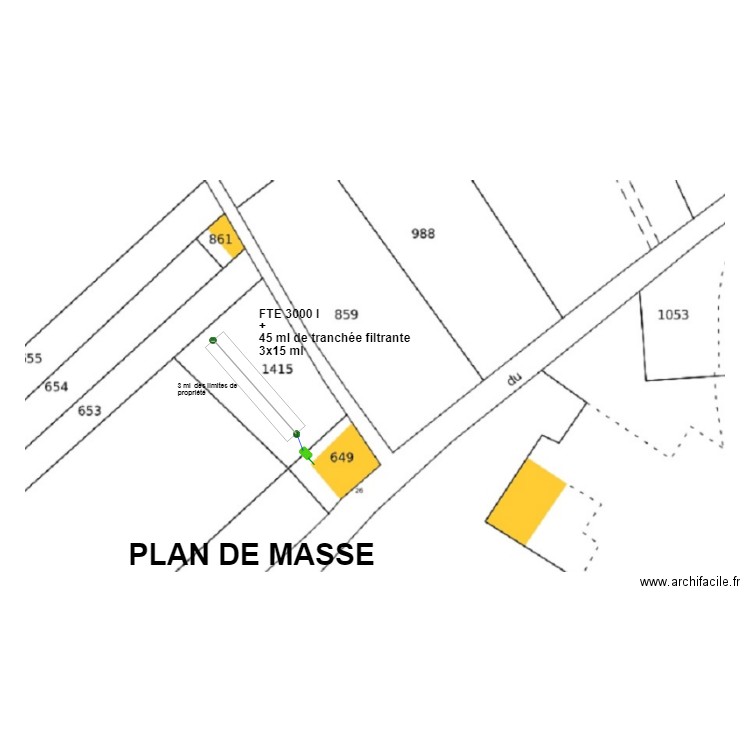 Bournier. Plan de 0 pièce et 0 m2