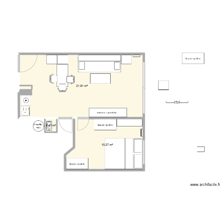 appart2. Plan de 0 pièce et 0 m2