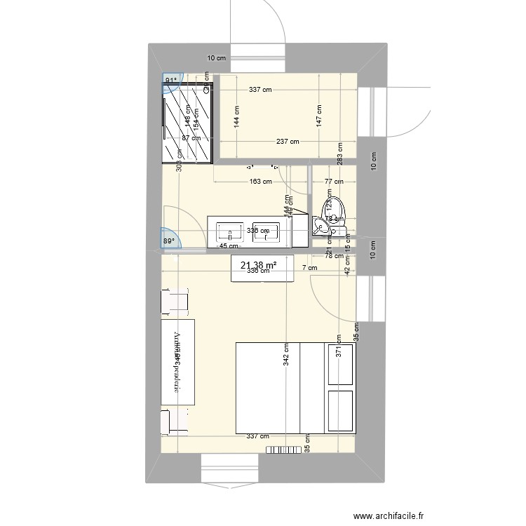 RDC Petit Rezole - Coin Entrée/Parents Version 4. Plan de 0 pièce et 0 m2