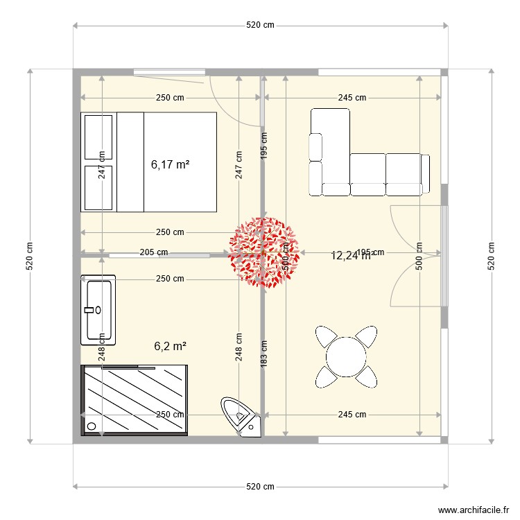 cabane dans les arbre Plan dessiné par NOTPiew — free download