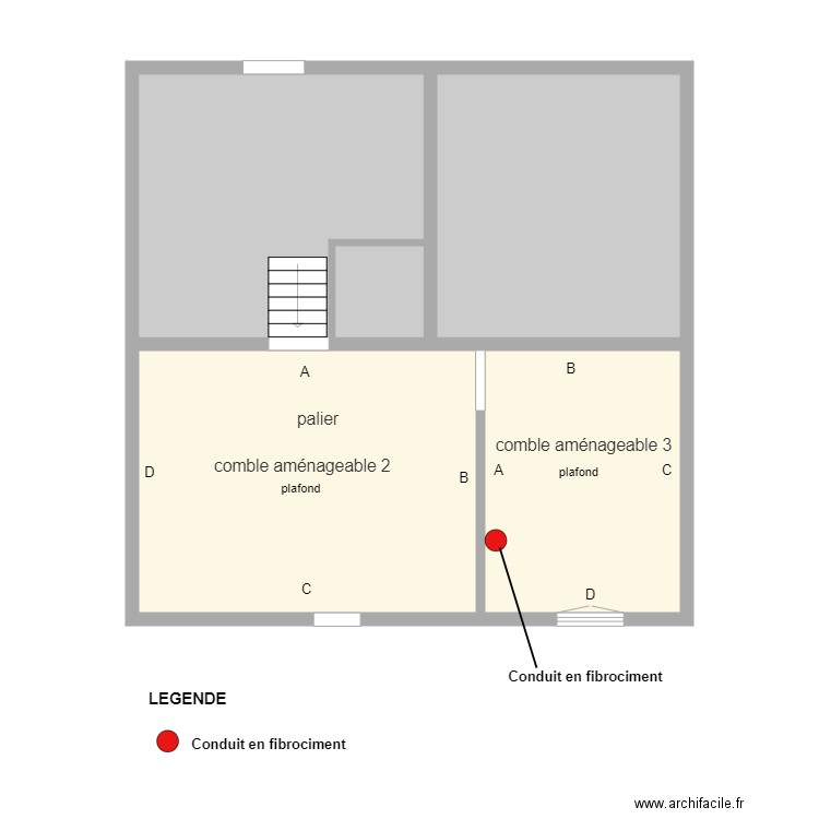 18 2e étage appartement à rénover. Plan de 0 pièce et 0 m2