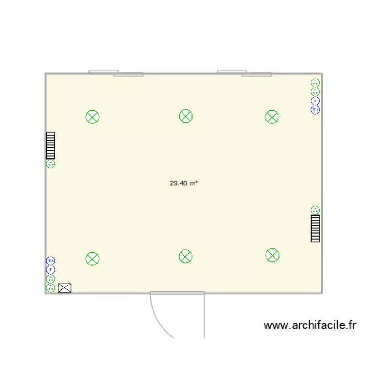 Ste GAZ DOM . Plan de 