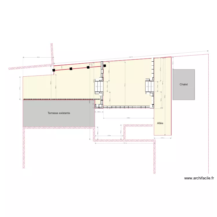 Projet terrasse3. Plan de 