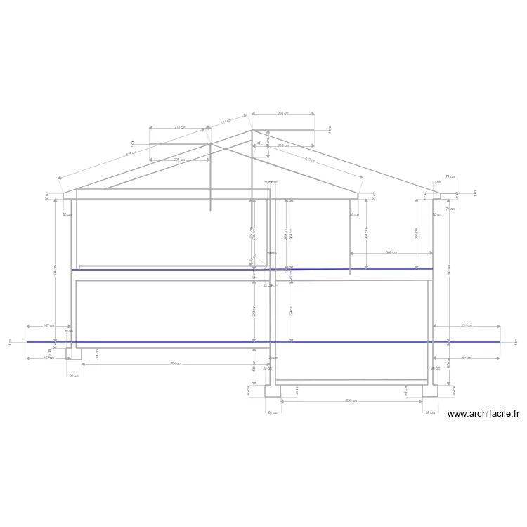loft fondation. Plan de 