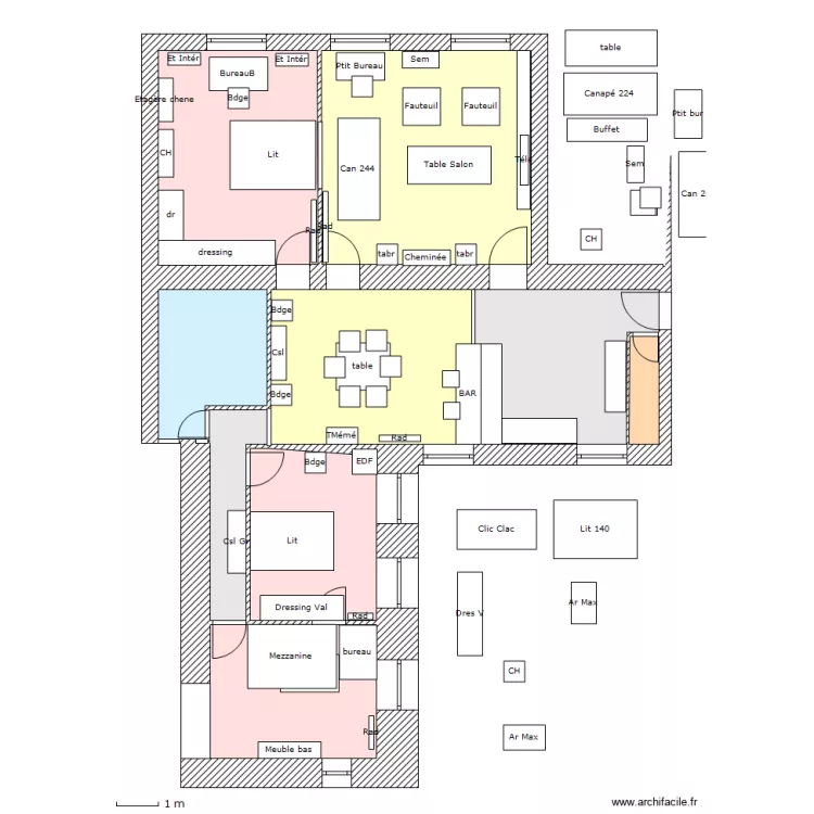 Notre appart 6 1.2. Plan de Notre appart 6 1.2. Plan de