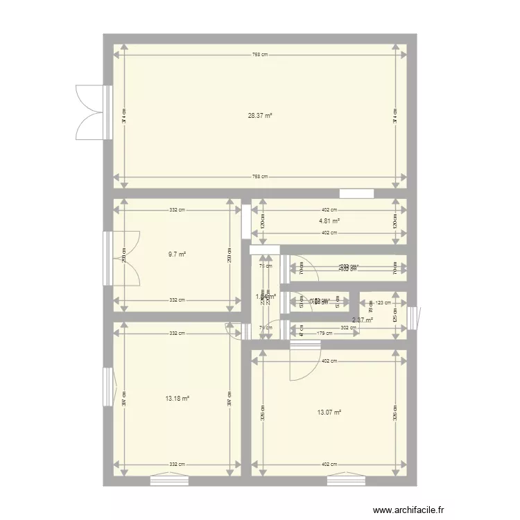 MAISON 1. Plan de 