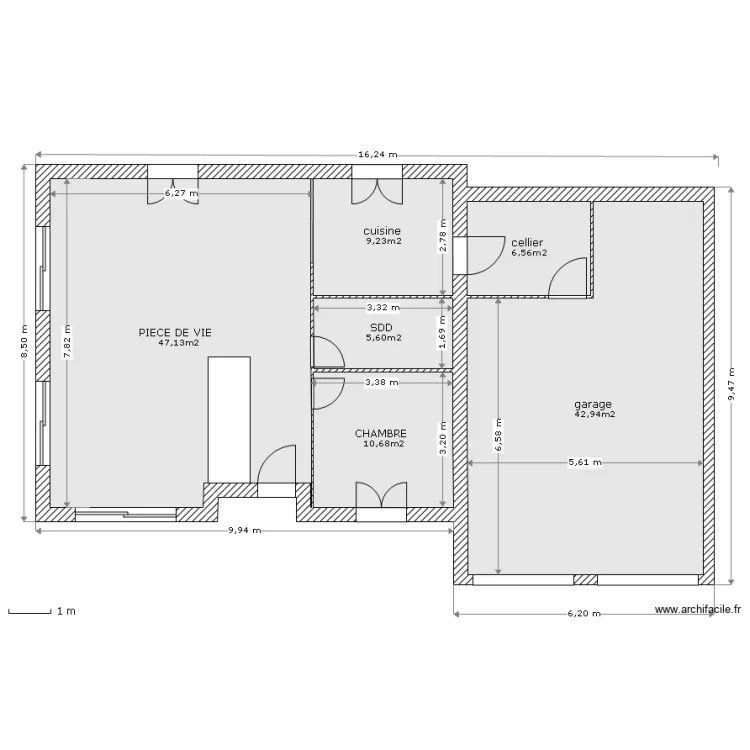 arpege st laurent. Plan de 