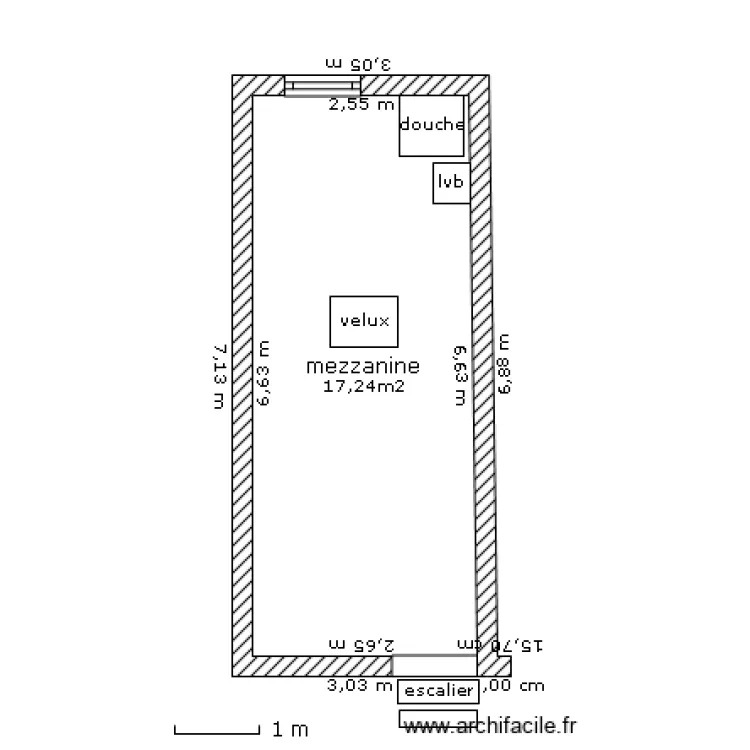 mezzanine chais neuf. Plan de 