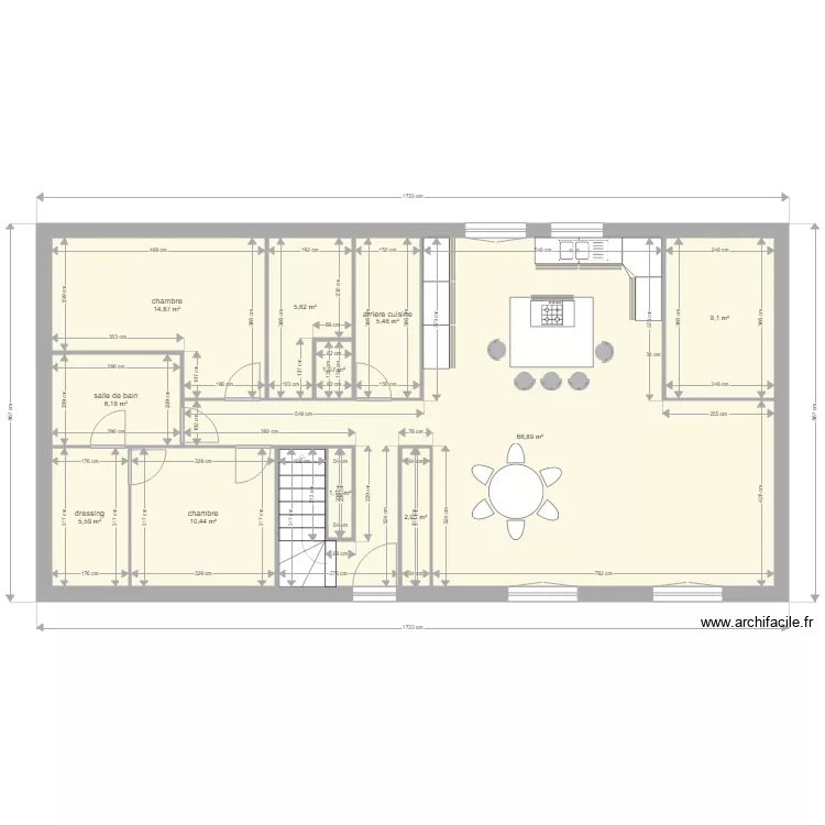 maison cambrone 3. Plan de 