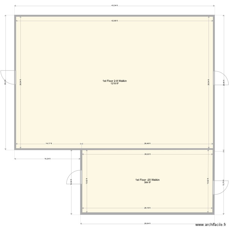 Cygnus 1st floor. Plan de 0 pièce et 0 m2