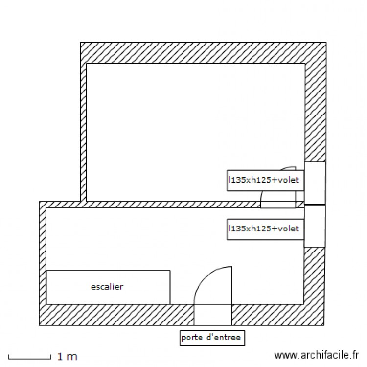 plan pour fenétre 1. Plan de 0 pièce et 0 m2