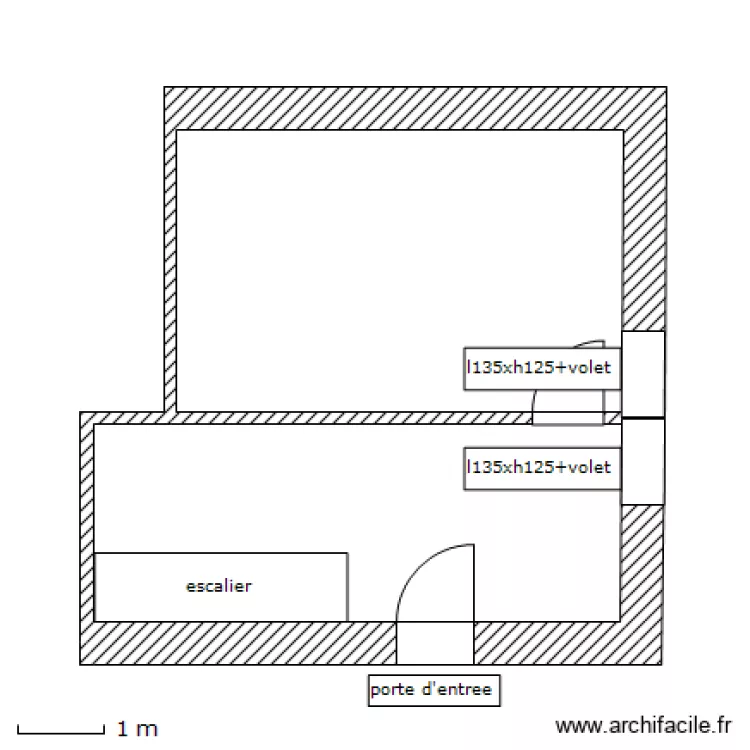 plan pour fen&eacute;tre 1. Plan de 