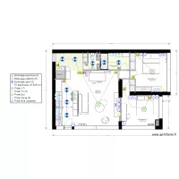 Plan appartement Projet 1 Plan &eacute;l&eacute;ctrique
