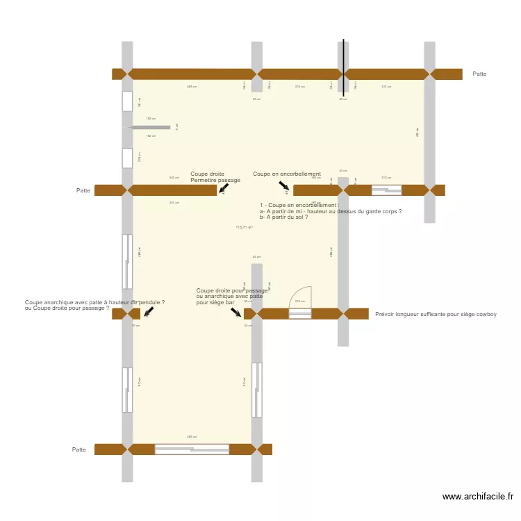 Plan T2.1 centre &eacute;questre (1). Plan de 