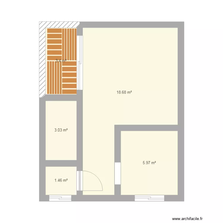 bassam etage. Plan de 