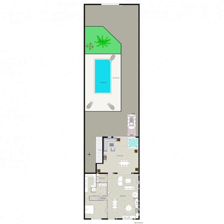 loft  exterieur. Plan de 0 pièce et 0 m2