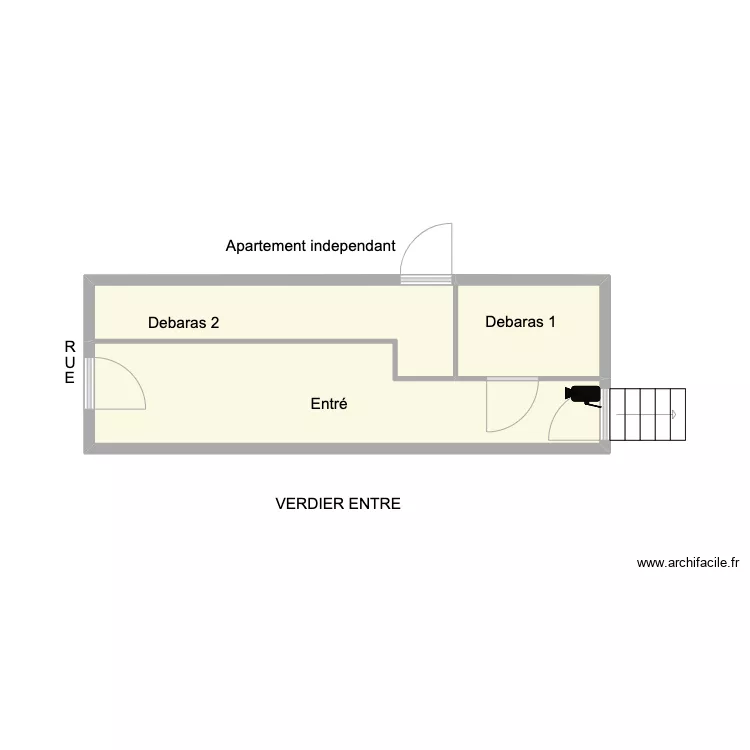 Verdier entree . Plan de Verdier entree . Plan de