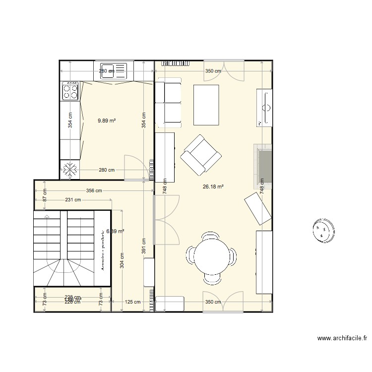 Crevenat actuel. Plan de 0 pièce et 0 m2