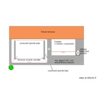 plan de coupe ouverture mur après travaux