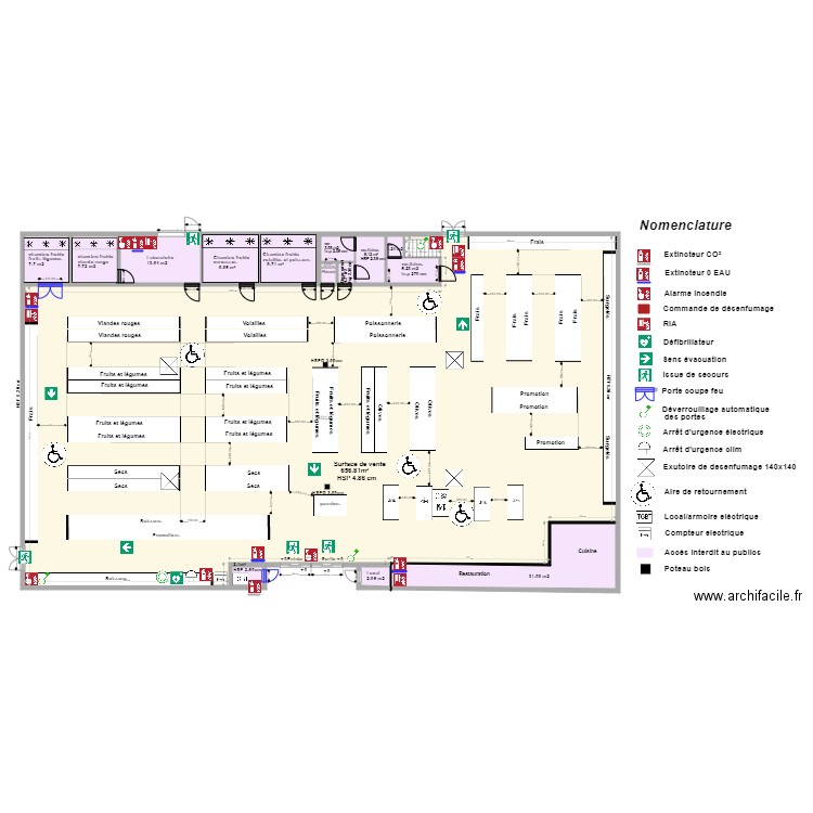 Makla Market avant après Nanteuil les Meaux. Plan de 0 pièce et 0 m2