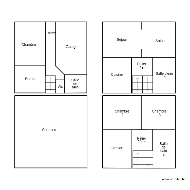 DOUARENNEZ BERLIVET. Plan de 12 pièces et 62 m2