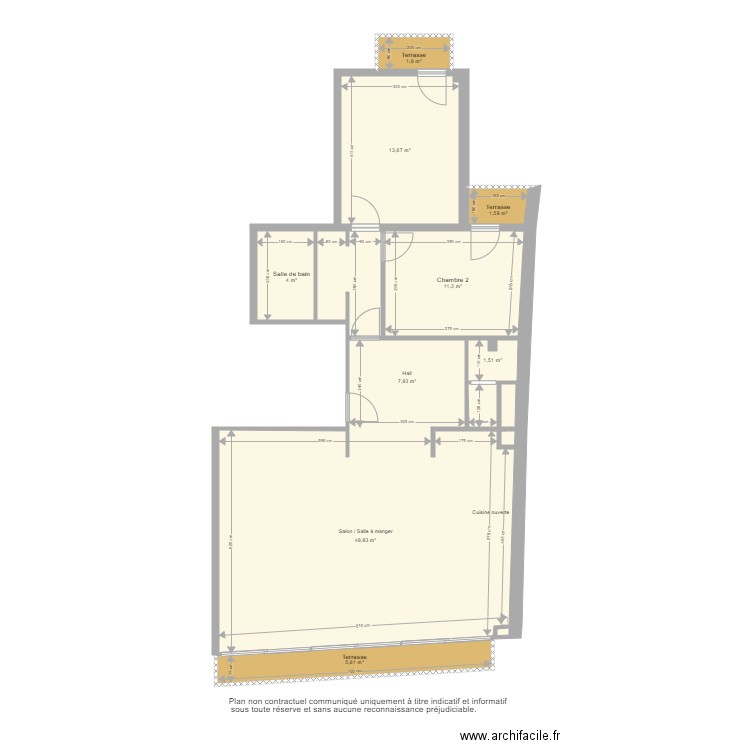 Quai de Rome 22 4000 Liège. Plan de 0 pièce et 0 m2