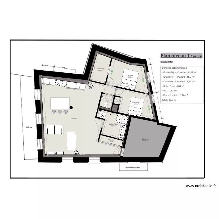 Plan appartement Djerdi mise à jour. Plan de Plan appartement Djerdi mise à jour. Plan de