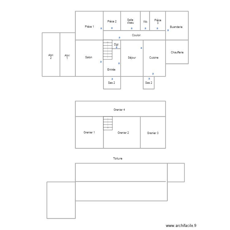 SAINT EVARZEC MERRIEN. Plan de 0 pièce et 0 m2