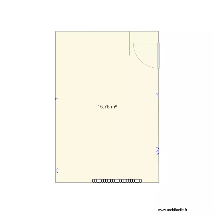 Chambre AL. Plan de Chambre AL. Plan de