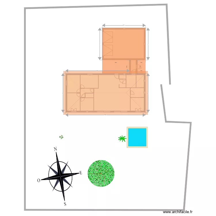 maison2. Plan de 