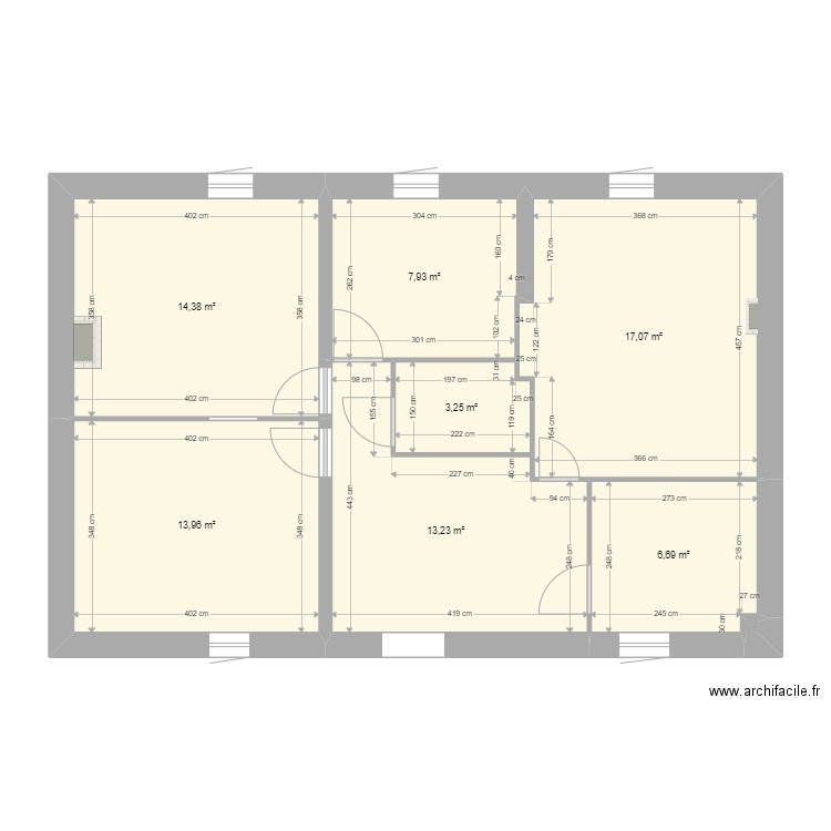 43 République R+3 plan géomètre. Plan de 0 pièce et 0 m2