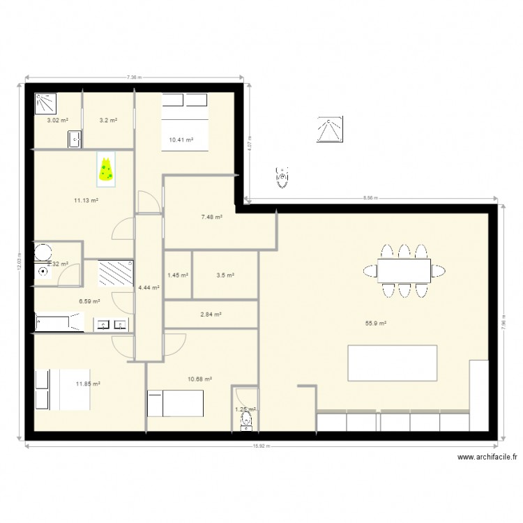 sansas13. Plan de 0 pièce et 0 m2