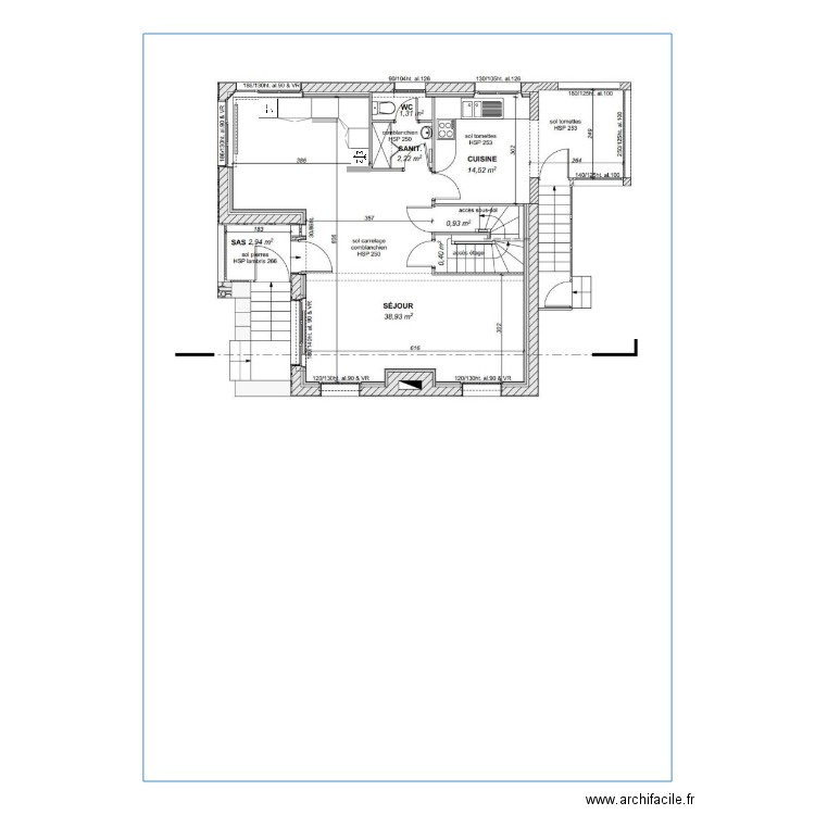 1er etage Ploum. Plan de 0 pièce et 0 m2