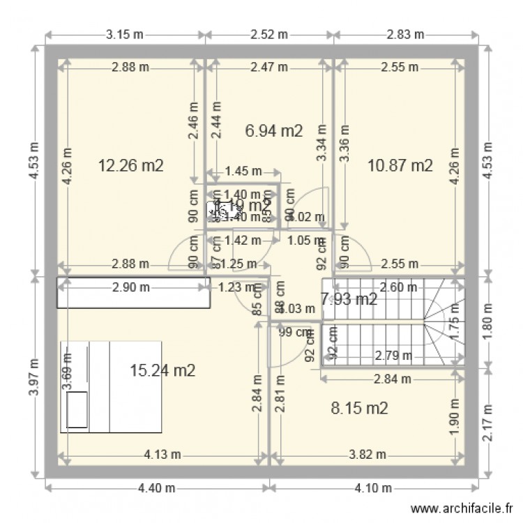 étage villa prisme julia. Plan de 0 pièce et 0 m2